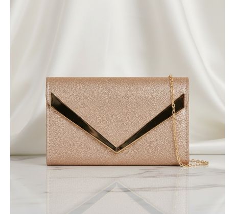 Společenská kabelka šampaň 2