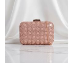 Společenská kabelka clutch šampaň 1