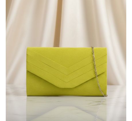 Společenská kabelka limetková