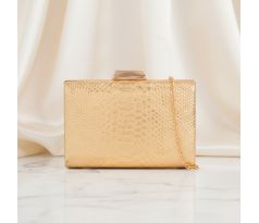 Společenská kabelka clutch zlatá 1