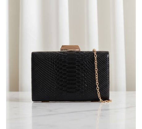 Společenská kabelka clutch černá 1