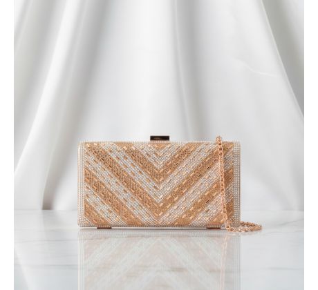 Společenská kabelka clutch zlatá