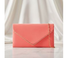 Společenská kabelka korálová 1