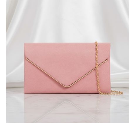 Společenská kabelka růžová 2