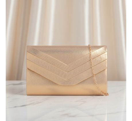 Společenská kabelka zlatá 7