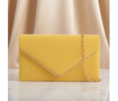 Společenská kabelka žlutá 2