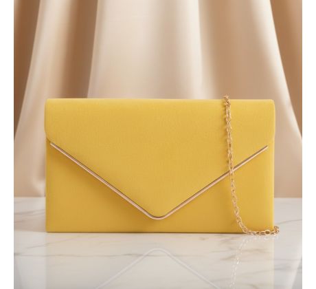 Společenská kabelka žlutá 2