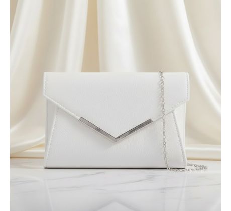 Společenská kabelka bílá 8