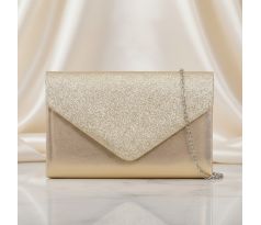 Společenská kabelka zlatá 8