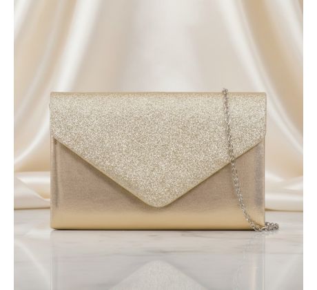 Společenská kabelka zlatá 8