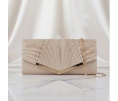 Společenská kabelka třpytivá zlatá 3