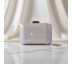Společenská kabelka clutch stříbrná 1