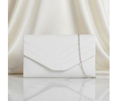 Společenská kabelka bílá 1