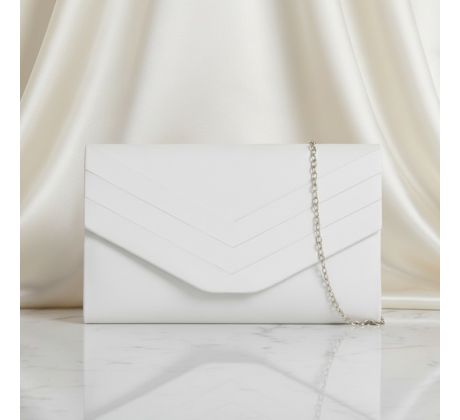 Společenská kabelka bílá 1