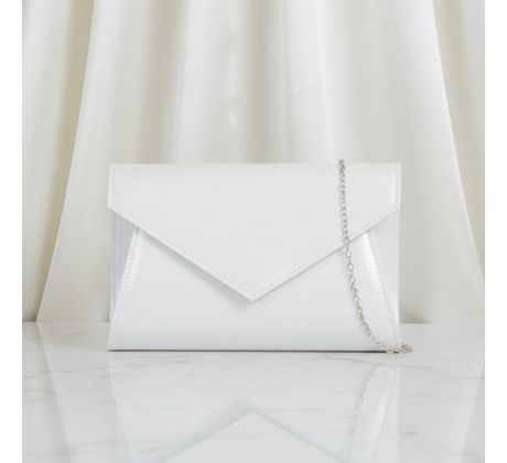 Společenská kabelka bílá 5
