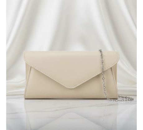 Společenská kabelka béžová 5
