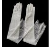 Rukavičky krajkové dlouhé