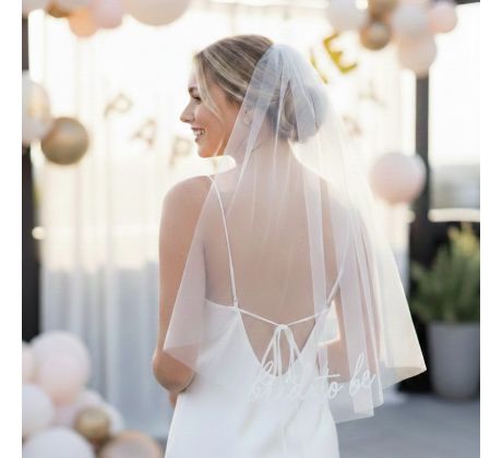 Závoj Bride to be bílý