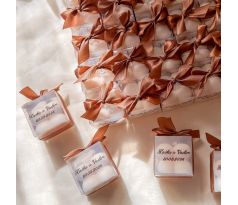 Dárek pro svatebčany - svíčka bublinky