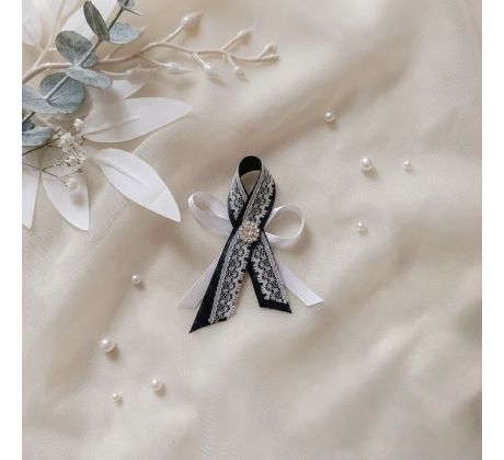 Svatební vývazek zdobený smaragdově zelený 2