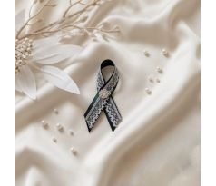 Svatební vývazek zdobený smaragdově zelený 1