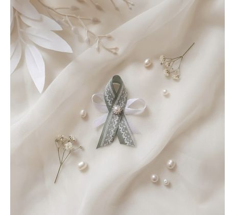 Svatební vývazek zdobený šalvějový 3