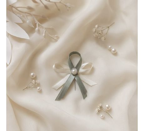 Svatební vývazek zdobený šalvějový 2