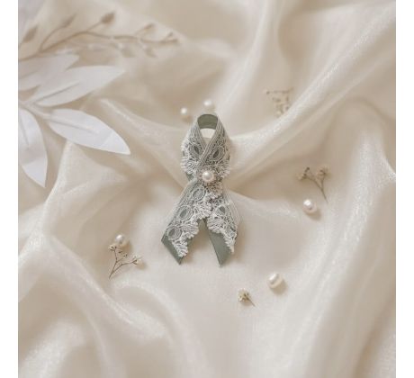 Svatební vývazek zdobený šalvějový 1