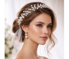 Ozdoba do vlasů s perličkami 1