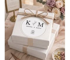 Svatební nálepky na výslužky a dárky