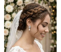 Svatební náušnice pro nevěstu