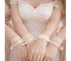 Náramky na rozlučku se svobodou zlaté