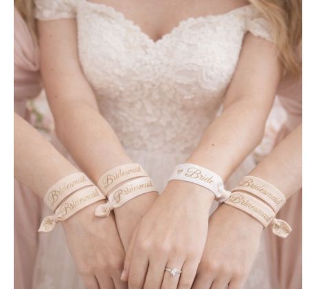 Náramky na rozlučku se svobodou zlaté