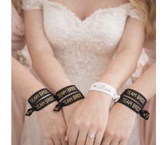 Náramky na rozlučku se svobodou černé