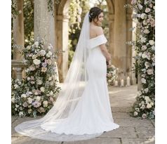 Dlouhý svatební závoj