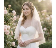 Krátký svatební závoj 1