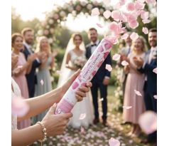 Vystřelovací konfety na svatbu