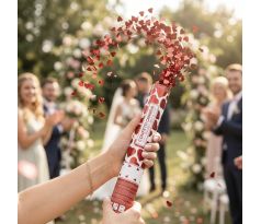 Vystřelovací konfety na svatbu