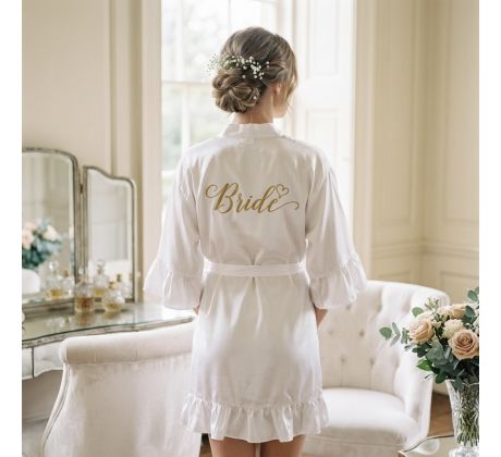 Svatební župan pro nevěstu