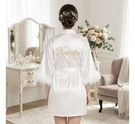 Svatební župan pro nevěstu