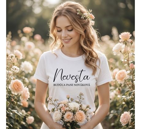 Tričko pro nevěstu