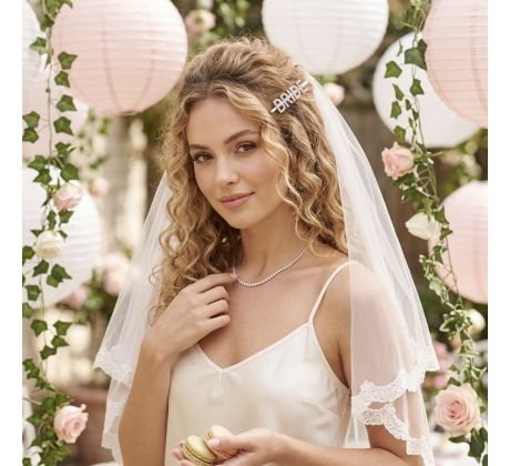 Sponka Bride pro nevěstu na rozlučku se svobodou