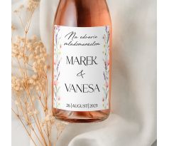 Svatební etikety na víno