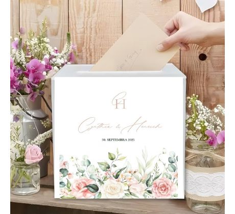 Svatební krabice na obálky