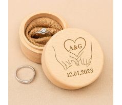 Svatební krabičky na prstýnky