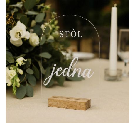 Čísla na svatební stůl