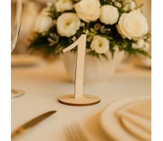 Čísla na svatební stůl