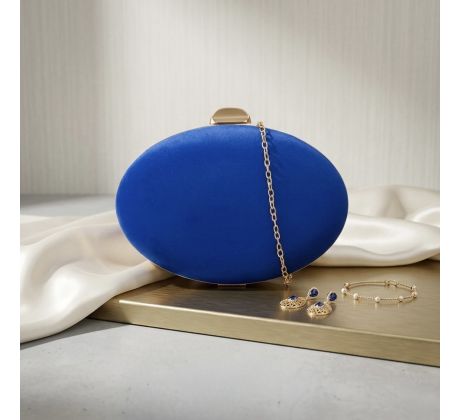 Společenská kabelka clutch modrá